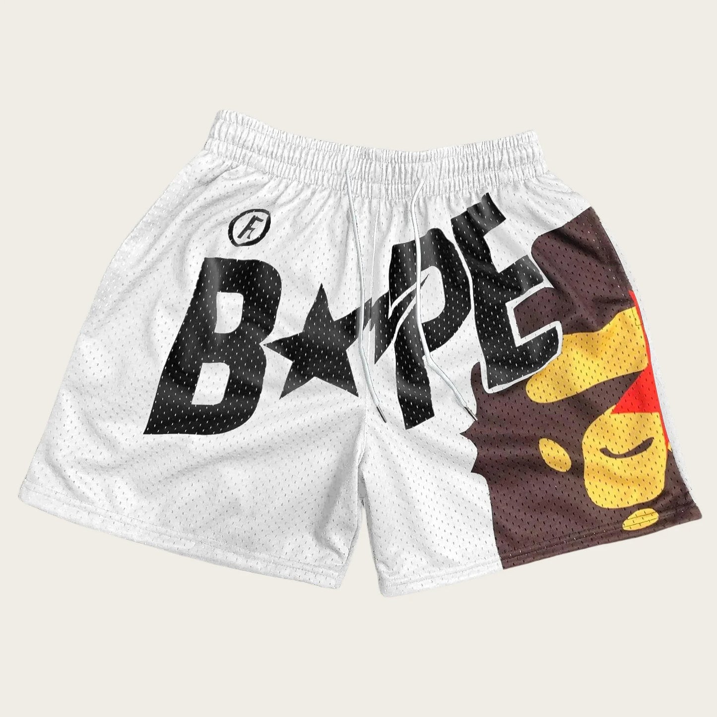 2025 Hot-Selling New Men'S Quick-Drying Sports Shorts Ape Casual Street Mesh Shorts Comfortable Casual Sports Y2K Street Shorts
